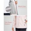 imagebaleaf Womens Rain Jacket Waterproof Lightweight Hooded Windbreaker Hiking Traveling Outdoor RaincoatPink