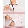 imagebaleaf Womens Rain Jacket Waterproof Lightweight Hooded Windbreaker Hiking Traveling Outdoor RaincoatPink