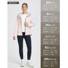 imagebaleaf Womens Rain Jacket Waterproof Lightweight Hooded Windbreaker Hiking Traveling Outdoor RaincoatPink