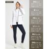 imagebaleaf Womens Rain Jacket Waterproof Lightweight Raincoat Windbreaker Outdoor Hooded TravelWhite