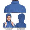imagebaleaf Womens Rain Jackets Waterproof Windbreaker Packable Running Lightweight Cycling Jacket Reflective Hooded1dark Blue