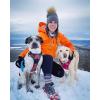 imagebaleaf Womens Rain Jackets Waterproof Windbreaker Packable Running Lightweight Cycling Jacket Reflective Hooded1orange