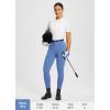 imagebaleaf Womens Riding Pants Equestrian Breeches KneePatch Horse Riding Tights Horseback Belt Loops Pockets UPF50Siliconeblue