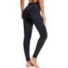 imagebaleaf Womens Riding Pants Equestrian Breeches KneePatch Horse Riding Tights Horseback Belt Loops Pockets UPF50Suedeblack