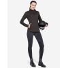 imagebaleaf Womens Riding Pants Equestrian Breeches KneePatch Horse Riding Tights Horseback Belt Loops Pockets UPF50Suedeblack