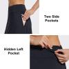 imagebaleaf Womens Skorts Skirts 20quot Knee Length Long Golf Sports Casual Skirts Modest with PocketsBlack