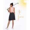 imagebaleaf Womens Skorts Skirts 20quot Knee Length Long Golf Sports Casual Skirts Modest with PocketsBlack