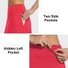 imagebaleaf Womens Skorts Skirts 20quot Knee Length Long Golf Sports Casual Skirts Modest with PocketsDeep Pink