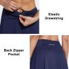 imagebaleaf Womens Skorts Skirts 20quot Knee Length Long Golf Sports Casual Skirts Modest with PocketsNavy