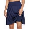 imagebaleaf Womens Skorts Skirts 20quot Knee Length Long Golf Sports Casual Skirts Modest with PocketsNavy