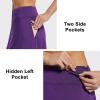 imagebaleaf Womens Skorts Skirts 20quot Knee Length Long Golf Sports Casual Skirts Modest with PocketsPurple