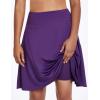imagebaleaf Womens Skorts Skirts 20quot Knee Length Long Golf Sports Casual Skirts Modest with PocketsPurple