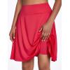 imagebaleaf Womens Skorts Skirts 20quot Knee Length Long Golf Sports Casual Skirts Modest with PocketsRed