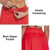 imagebaleaf Womens Skorts Skirts 20quot Knee Length Long Golf Sports Casual Skirts Modest with PocketsRed