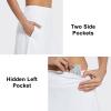 imagebaleaf Womens Skorts Skirts 20quot Knee Length Long Golf Sports Casual Skirts Modest with PocketsWhite