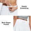 imagebaleaf Womens Skorts Skirts 20quot Knee Length Long Golf Sports Casual Skirts Modest with PocketsWhite