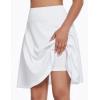 imagebaleaf Womens Skorts Skirts 20quot Knee Length Long Golf Sports Casual Skirts Modest with PocketsWhite