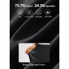 imagebaleaf Womens Skorts Skirts Hiking Cargo Skorts Pockets 19quot Knee Length Long Athletic Quick Dry Skirts UPF 50Black