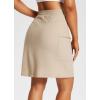 imagebaleaf Womens Skorts Skirts Hiking Cargo Skorts Pockets 19quot Knee Length Long Athletic Quick Dry Skirts UPF 50Khaki