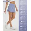 imagebaleaf Womens Tennis Skirt Golf Skorts for Woman High Waisted with Shorts Pockets Athletic RunningLight Blue