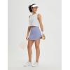 imagebaleaf Womens Tennis Skirt Golf Skorts for Woman High Waisted with Shorts Pockets Athletic RunningLight Blue