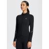 imagebaleaf Womens Thermal Cycling Jersey Long Sleeve Winter 4 Pockets Bike Fleece Jackets Windproof Reflevtive Cold Weather03black