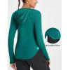imagebaleaf Womens UPF 50 Sun Shirts UV Protection Hoodie Neck Gaiter SPF Lightweight Clothing for Hiking Fishing OutdoorGreen