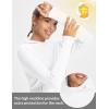 imagebaleaf Womens UPF 50 Sun Shirts UV Protection Hoodie Neck Gaiter SPF Lightweight Clothing for Hiking Fishing OutdoorWhite