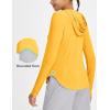 imagebaleaf Womens UPF 50 Sun Shirts UV Protection Hoodie Neck Gaiter SPF Lightweight Clothing for Hiking Fishing OutdoorYellow