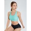 imagebaleaf Womens UPF 50 Swim Bra Modest Bikini Top Quick Dry Workout Sport Bra Under Rash GuardBlue