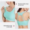 imagebaleaf Womens UPF 50 Swim Bra Modest Bikini Top Quick Dry Workout Sport Bra Under Rash GuardBlue