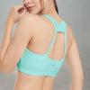 imagebaleaf Womens UPF 50 Swim Bra Modest Bikini Top Quick Dry Workout Sport Bra Under Rash GuardBlue