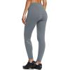 imagebaleaf Womens Winter Cycling Pants Padded Bike Thermal Tights Fleece Lined Leggings Water Resistant Cold Weather Gel Pockets01pure Grey