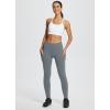 imagebaleaf Womens Winter Cycling Pants Padded Bike Thermal Tights Fleece Lined Leggings Water Resistant Cold Weather Gel Pockets01pure Grey
