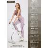 imagebaleaf Womens Winter Cycling Pants Padded Bike Thermal Tights Fleece Lined Leggings Water Resistant Cold Weather Gel PocketsPurple