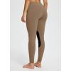 imagebaleaf Womens Winter Horse Riding Pants Fleece Breeches KneePatch Equestrian with Pockets Tights Horseback LeggingsBrown
