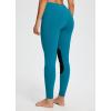 imagebaleaf Womens Winter Horse Riding Pants Fleece Breeches KneePatch Equestrian with Pockets Tights Horseback LeggingsLight Blue