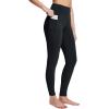 imagebaleaf Womens Winter Riding Pants Full Seat Breeches Fleece Horse Equestrian Tights Horseback Leggings Zipper PocketsBlack