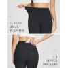imagebaleaf Womens Winter Riding Pants Full Seat Breeches Fleece Horse Equestrian Tights Horseback Leggings Zipper PocketsBlackb