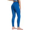 imagebaleaf Womens Winter Riding Pants Full Seat Breeches Fleece Horse Equestrian Tights Horseback Leggings Zipper PocketsBlue