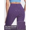 imagebaleaf Womens Winter Riding Pants Full Seat Breeches Fleece Horse Equestrian Tights Horseback Leggings Zipper PocketsPurple