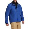 imagebaleaf Mens Rain Jacket 3 In 1 Winter Ski Waterproof Windbreaker Hooded Reflective Packable with Polar Fleece JacketBlue