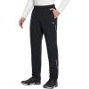 imagebaleaf Mens Winter Cycling Running Pant Water Resistant Fleece Mountain Bike Pants Cold Weather Gear WindproofBlack