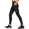 imagebaleaf Mens Winter Running Tights Thermal Cycling Pants Cold Weather Gear Fleece Lined Pockets Leggings Compression3 Pockets Blue