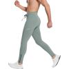 imagebaleaf Mens Winter Running Tights Thermal Cycling Pants Water Resistant Pockets Zipper Legs Cold WeatherBdeep Grey