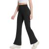 imagebaleaf Womens Fleece Lined Leggings Water Resistant Winter Pants Thermal Warm Flare High Waist Bootcut for Outdoor HikingBlack