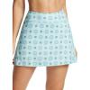 imagebaleaf Womens Golf Skorts Tennis Skirts with Pockets Athletic Running Workout Sports02printed Green Flower