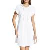 imagebaleaf Womens Short Sleeve UPF 50 Cover Up with Pockets Quick Dry Beach Coverups Sun Protection SwimwearWhite