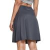 imagebaleaf Womens Skorts Skirts 20quot Knee Length Long Golf Sports Casual Skirts Modest with PocketsGrey