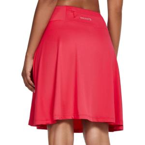 imagebaleaf Womens Skorts Skirts 20quot Knee Length Long Golf Sports Casual Skirts Modest with PocketsDeep Pink